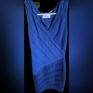 Calvin Klein Blue Mini Dress